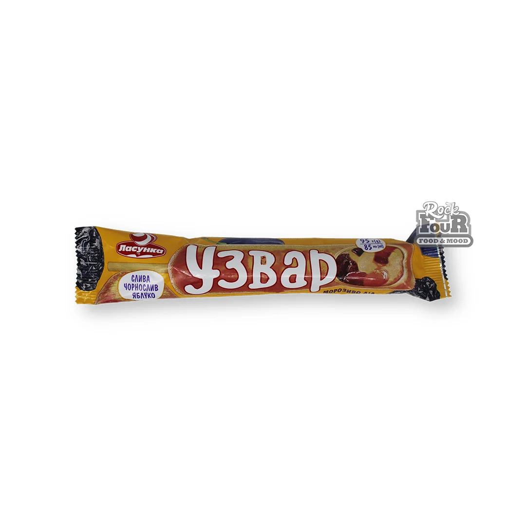 Ice cream "Lasunka Uzvar" ice with fruit filling 95g